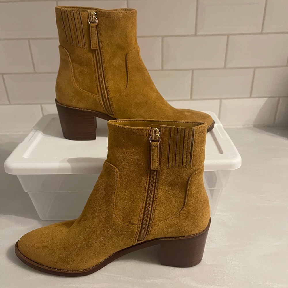 **NEW** J Crew Western Boot in Golden Brandy Size 8